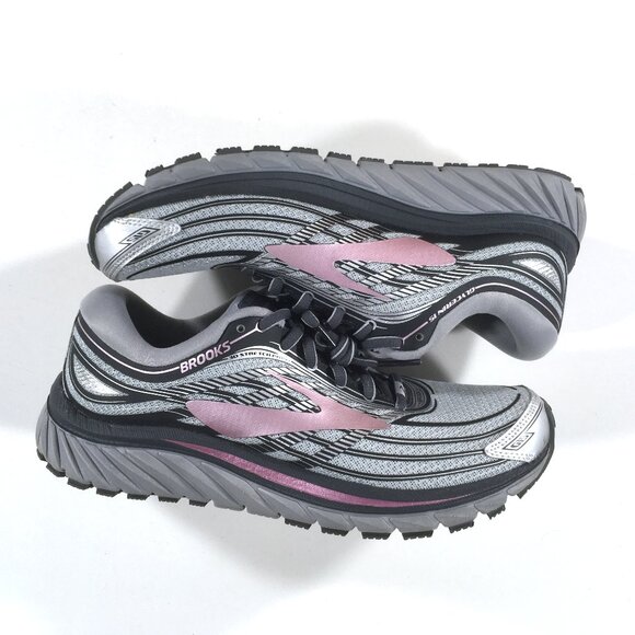 Brooks Glycerin 15 Running Shoes Womens Size 10 Silver Pink 1201471B057 - Picture 2 of 9